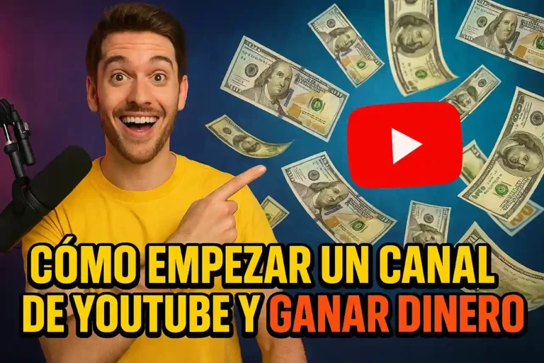 Cómo Empezar un Canal de YouTube y Ganar Dinero