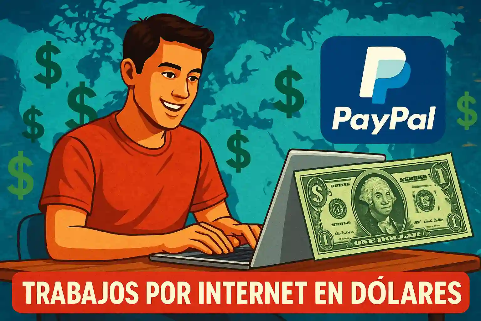 Trabajos por Internet en Dólares PayPal: accede al mercado global